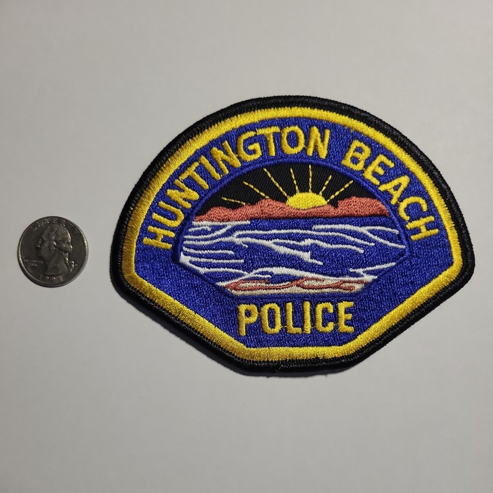 HUNTINGTON BEACK CALIFORNIA, CA, POLICE PATCH