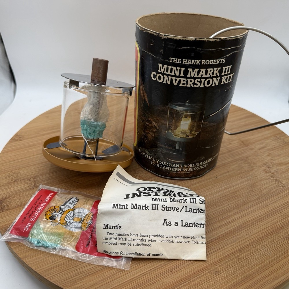The Hank Roberts Mini Mark 3 Conversion Kit Camping Vacation Backpacking New