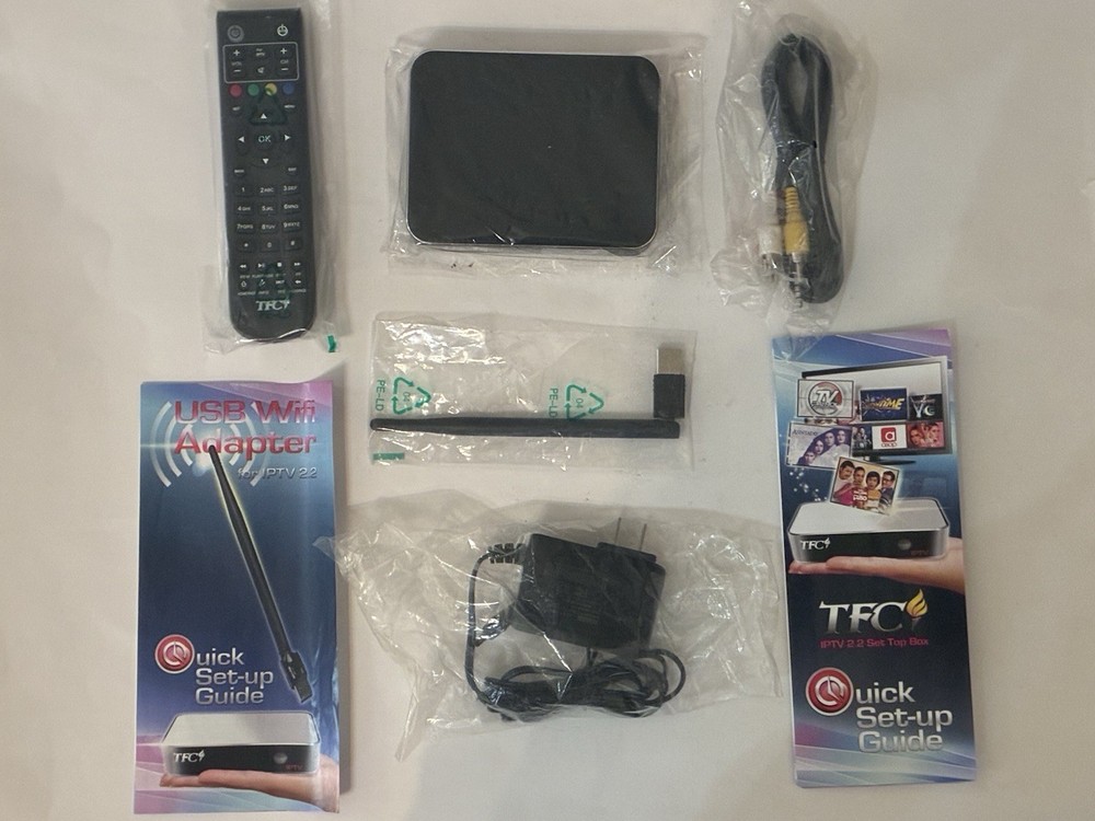 TFC Digital IPTV 2.2 Set Top Box IPTV Includes Remote OPEN BOX (Used?)