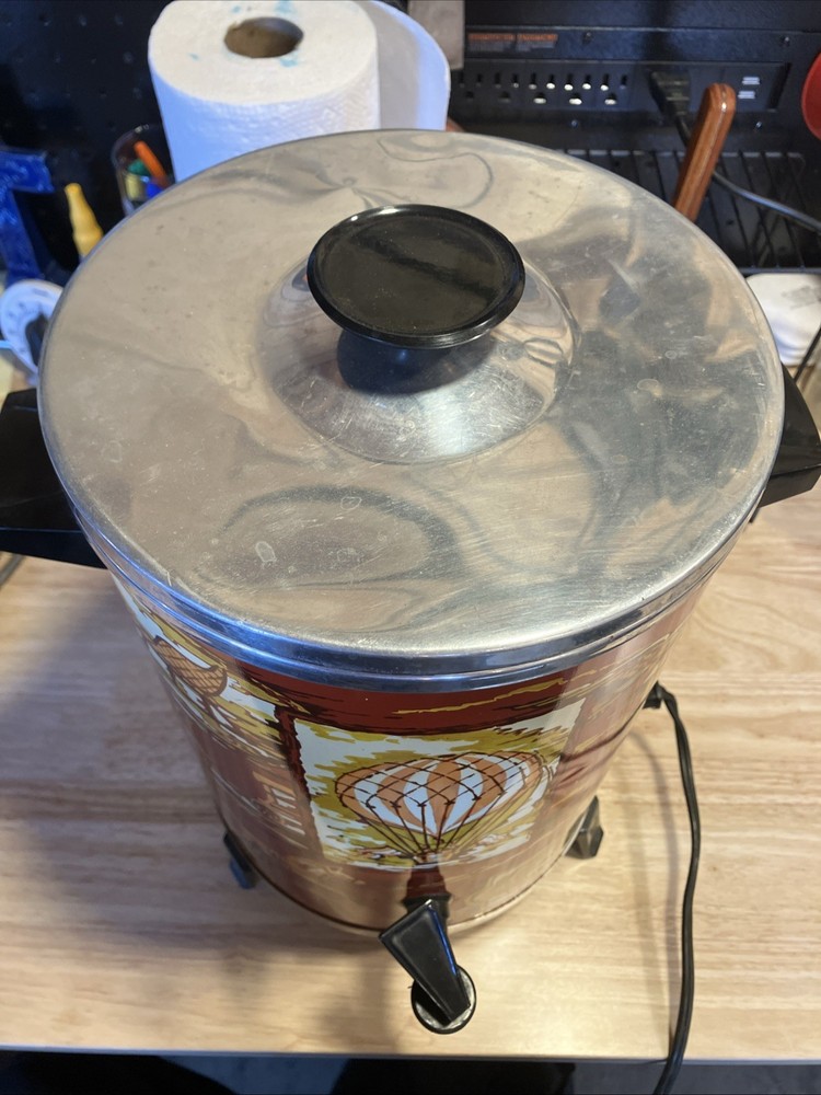 Rare West Bend 30 Cup Coffee Maker/Percolator Tested