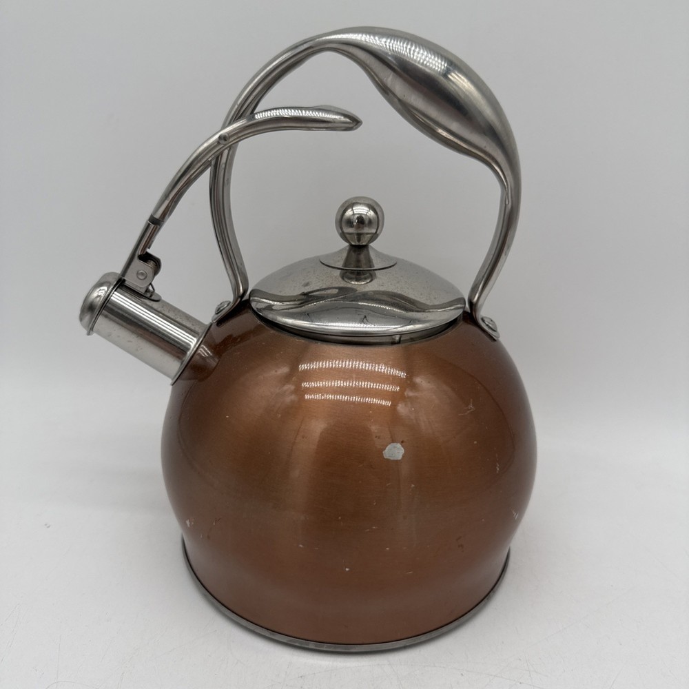 Wolfgang Puck 2.2 Quart Tea Kettle Stainless Steel 022015