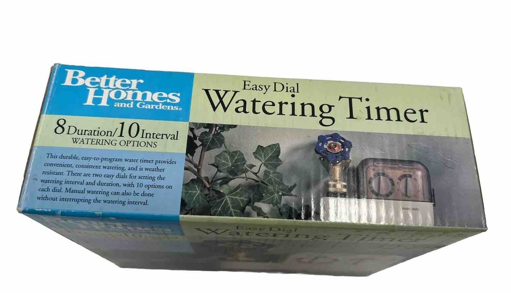 Watering Timer Easy Dial Watering 10 Interval Options Better Homes & Garden