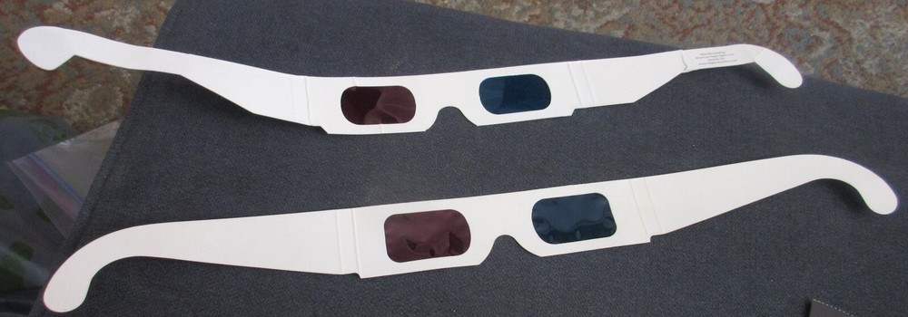 4 Pair of Assorted 3D Glasses