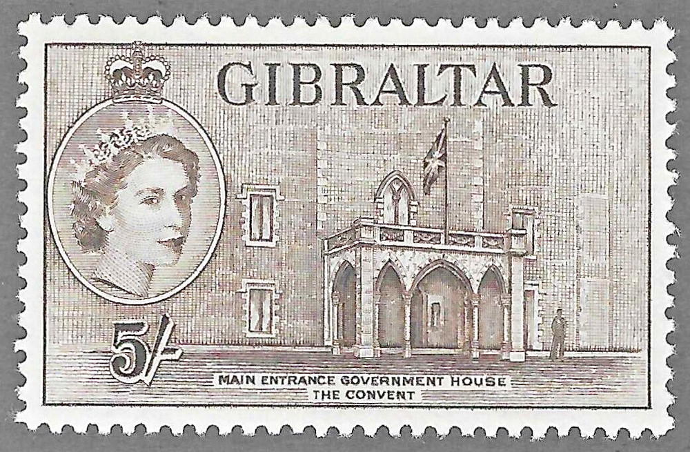 Gibraltar (1953) - Scott # 143,   MH