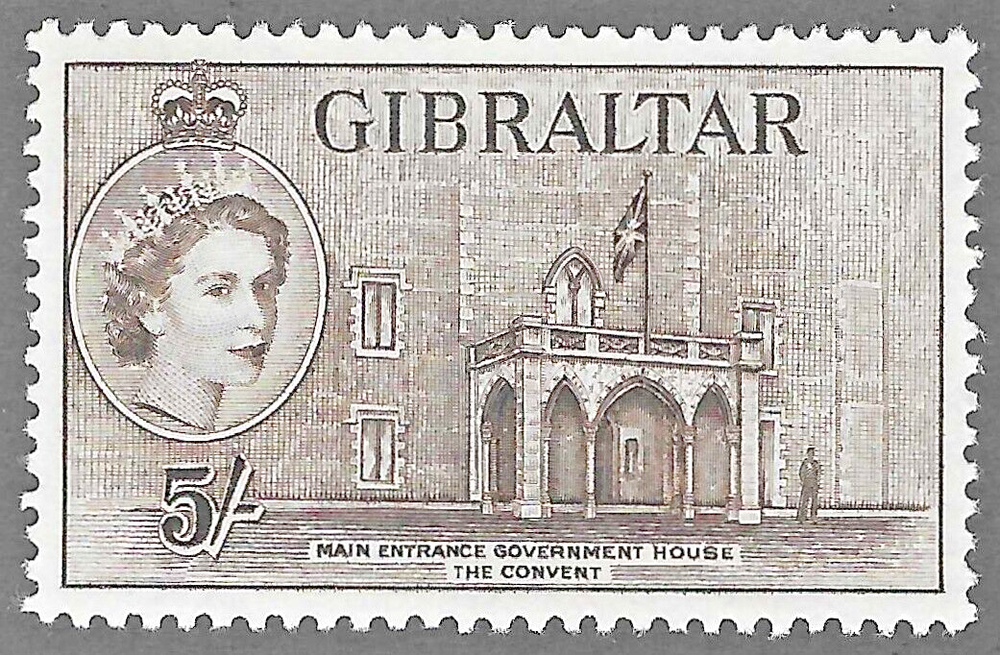 Gibraltar (1953) - Scott # 143, MH
