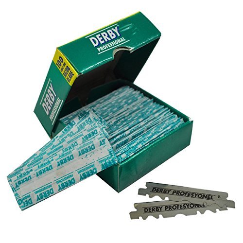 100 Blades Single Edge Derby Extra Super Stainless Razor Blades