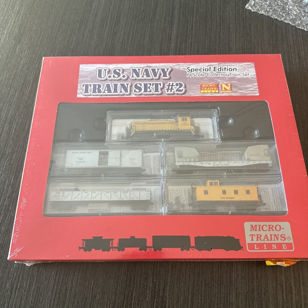 N Micro-trains Special Edition US Navy Train Set 2 New Sealed