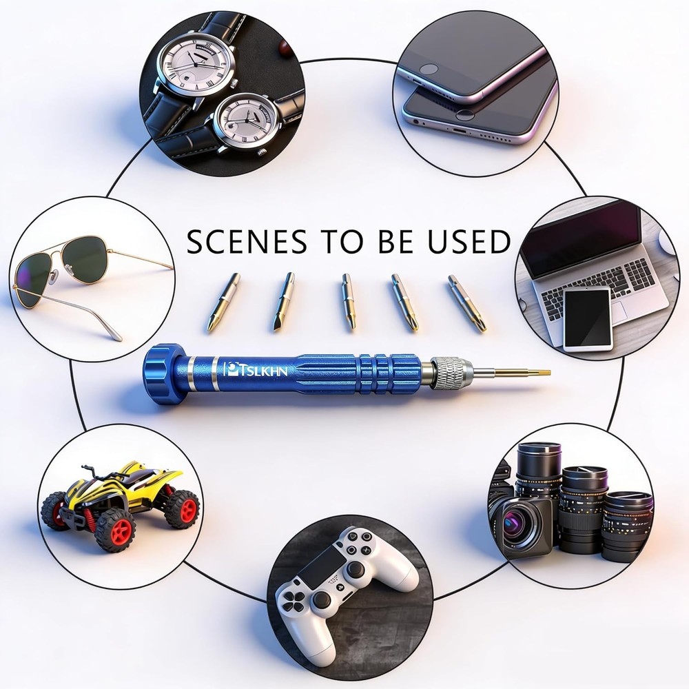Versatile Mini Screwdriver Set - Lightweight & Sturdy for Eyewear & Electronics
