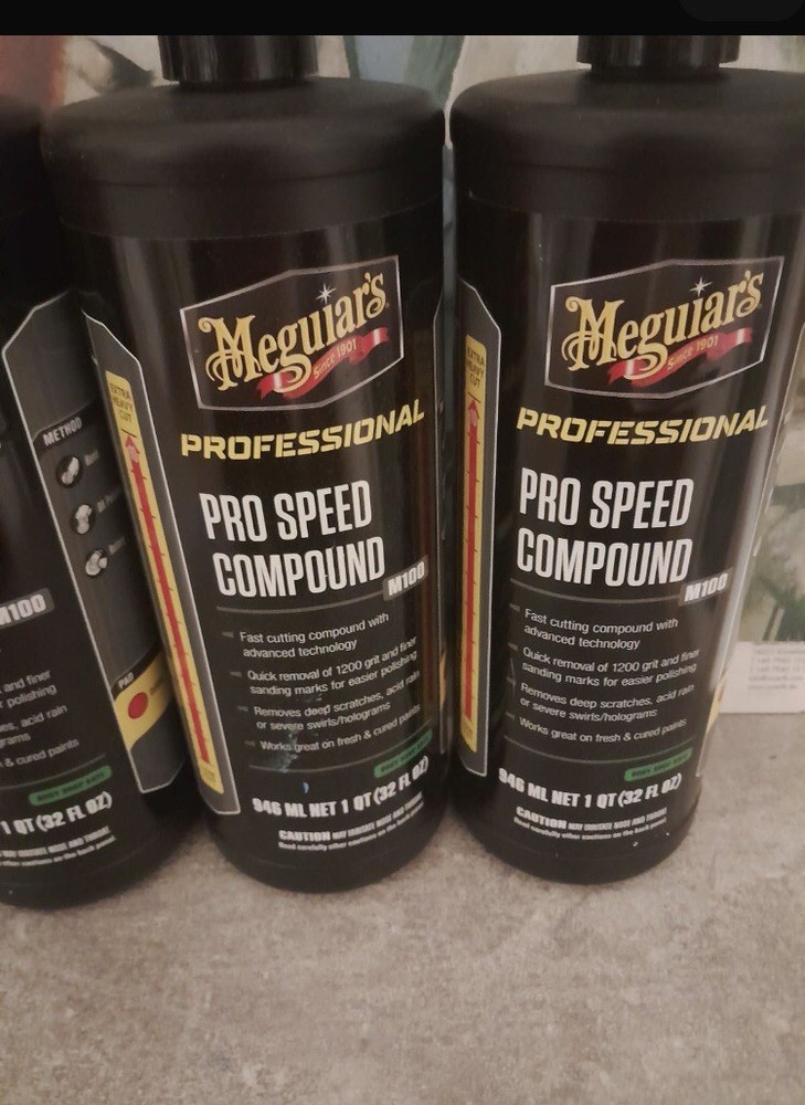 3M M100 Polish Kit Refurbishing Car Sanding Paste Meguiar's 4 Set Compound