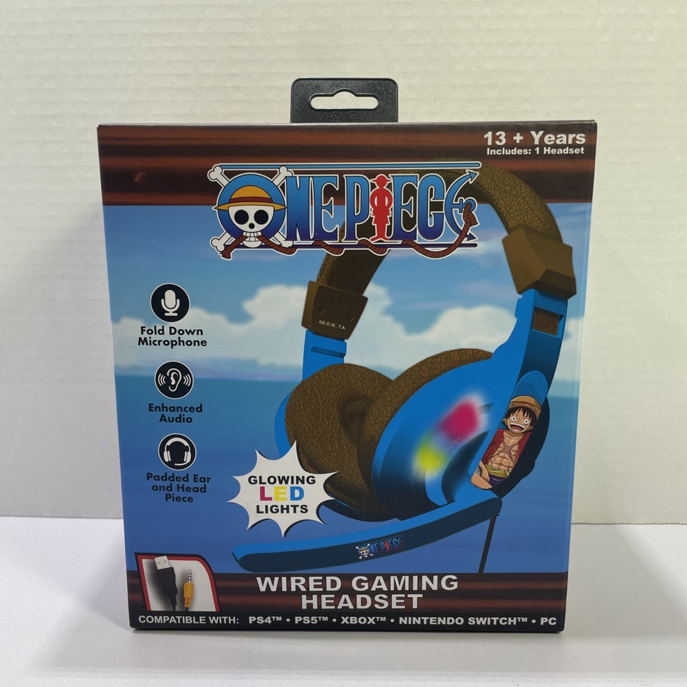 ONE PIECE Wired Gaming Headset LED Multi Compatible Platform