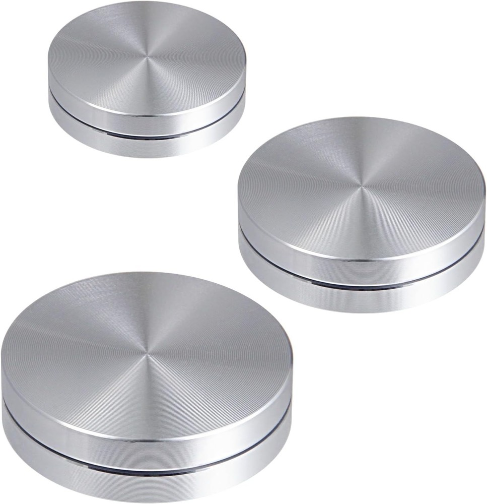 3 Pack Ceramic Clay Pottery Throwing Trimming Spinner Tool, silvery