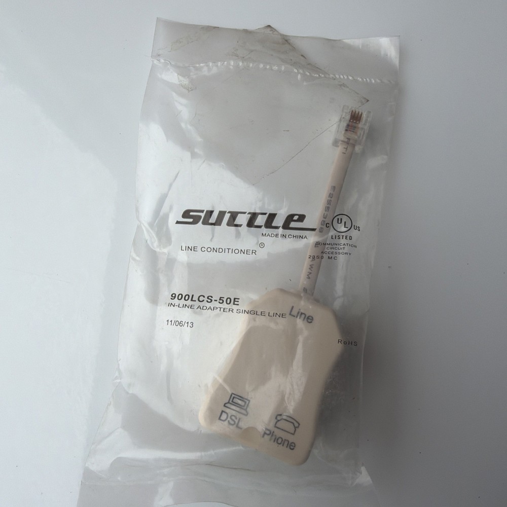 Suttle 900LCS-50E Single Line Inline DSL Filter Conditioner (Brand New)