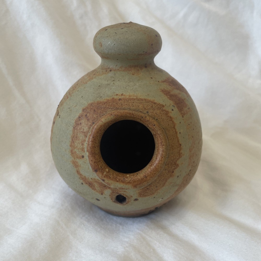Hanging Stoneware Chickadee House