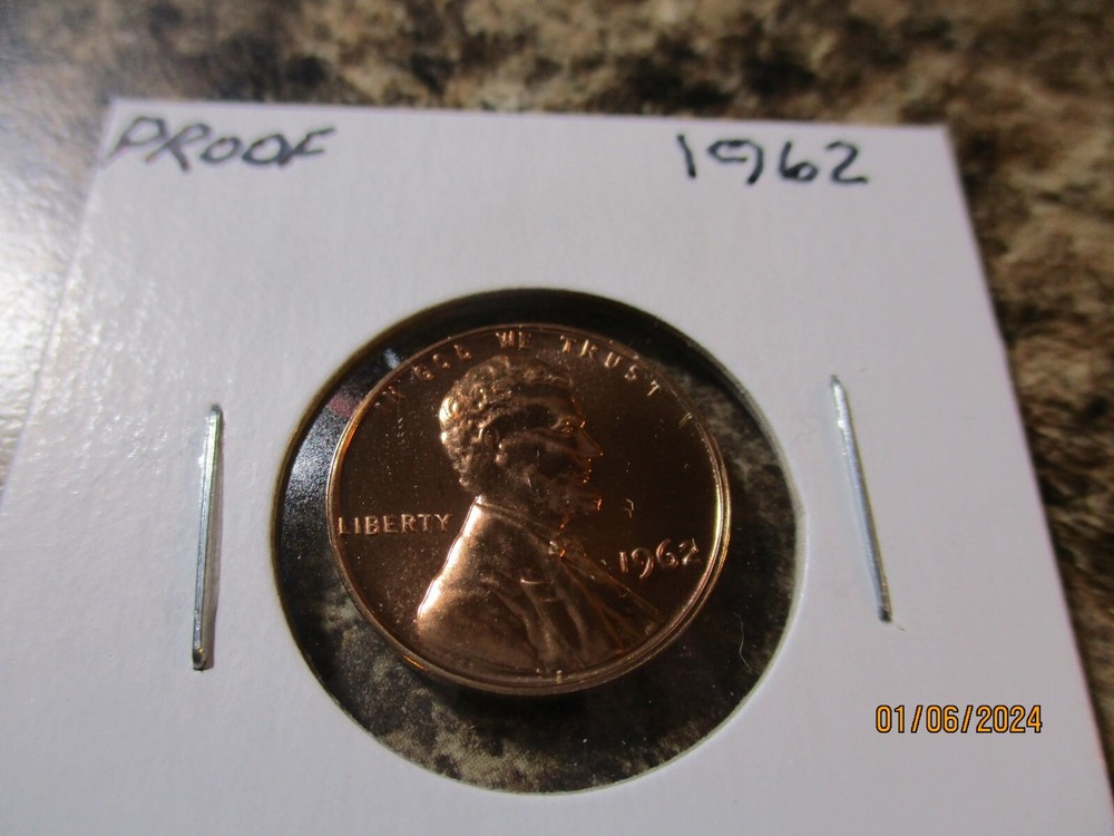 1962 LINCOLN CENT PROOF     OO