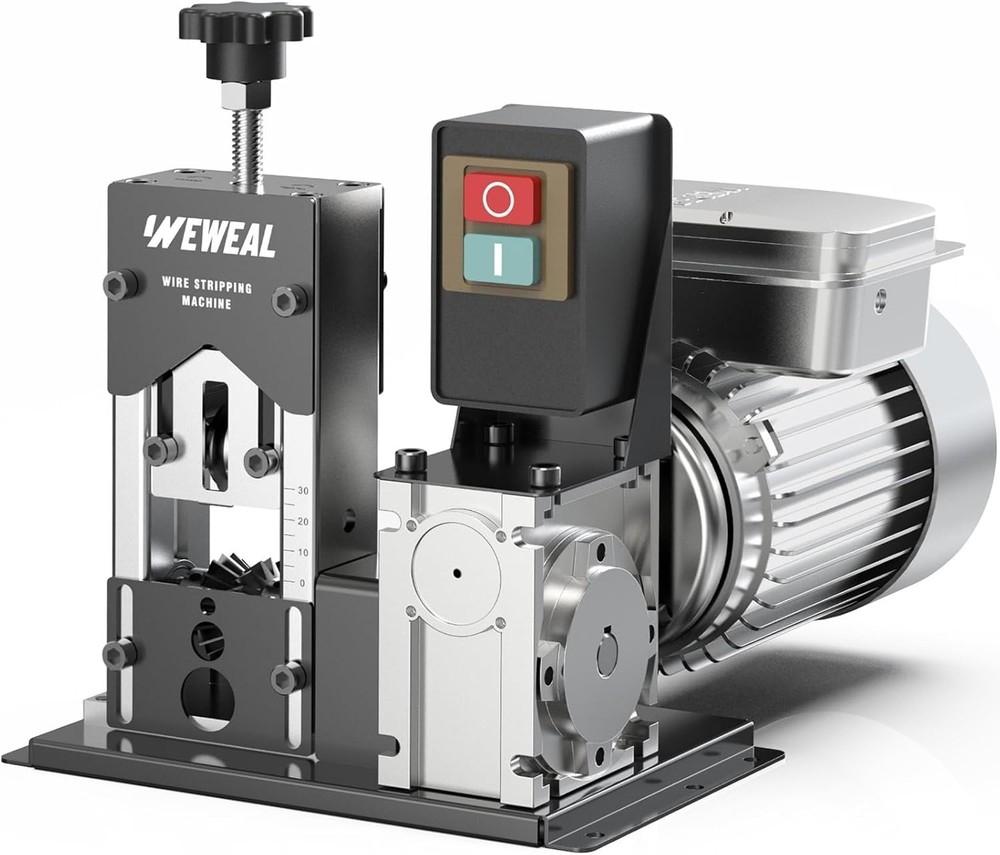 Wire Stripper Machine, 0.06''-1.18'' Electric Cable Stripper Machine with 180...