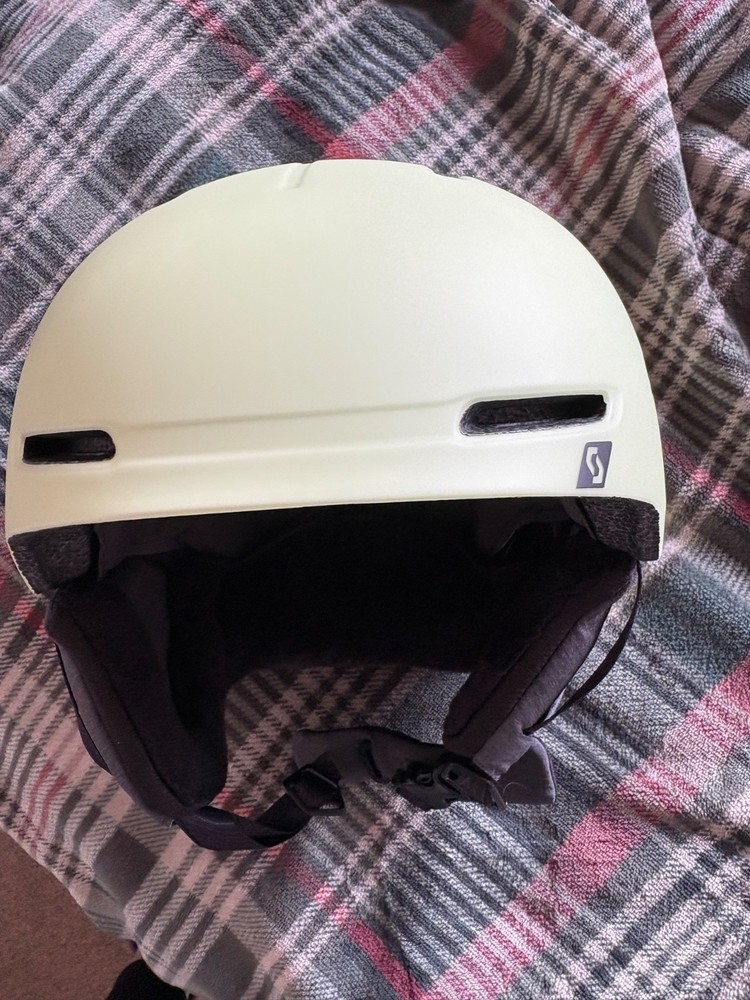 scott track ski helmet medium acid yellow