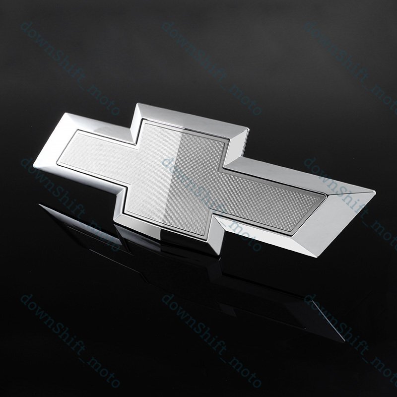 For 2014-2015 GM Chevy Silverado Silver Front Grill & Tailgate Bowtie Emblem New