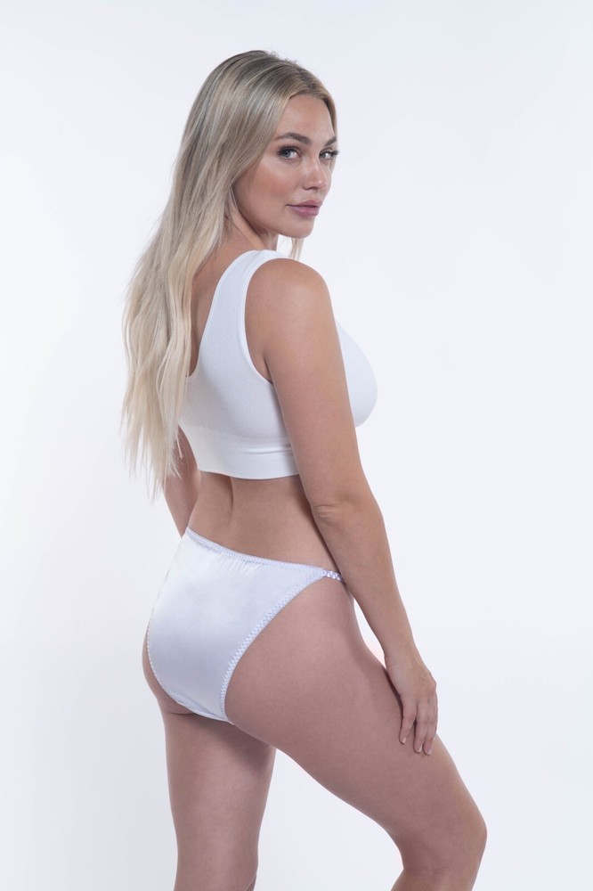 Satin String Thong, T-String & Bikini · Retro | 3-Pack | M/6
