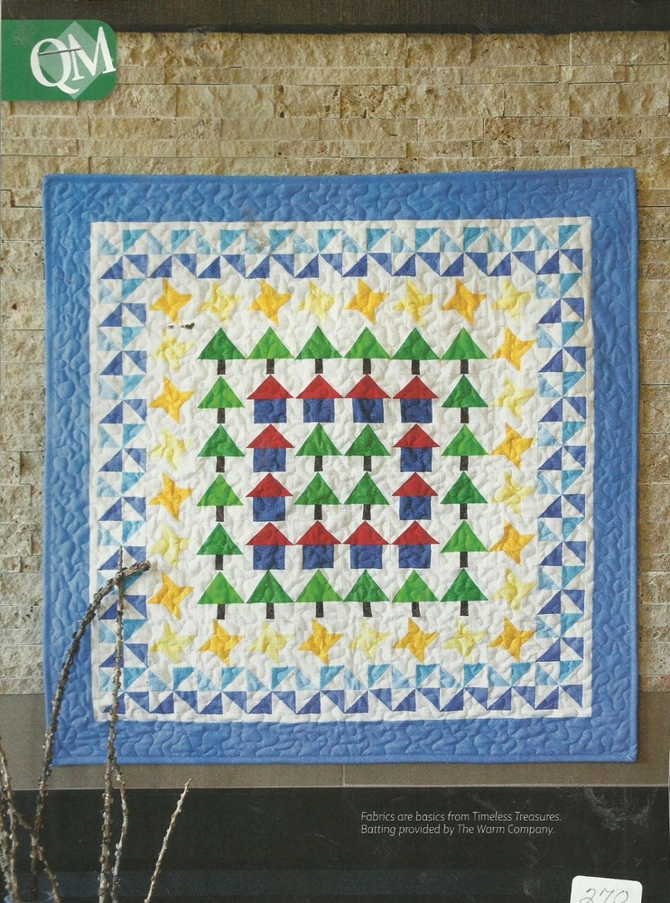 A0270 BITTY FOREST WALLHANGING QUILT PATTERN/INSTRUCTIONS