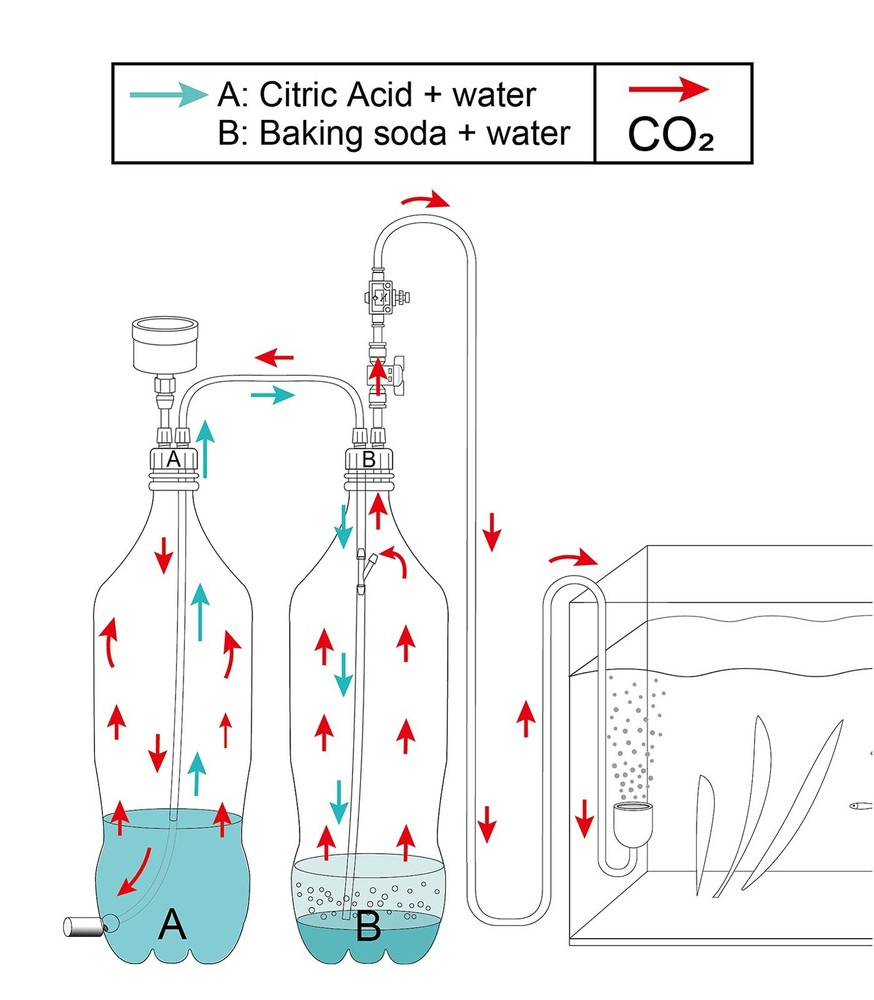 Aquarium DIY CO2 Generator System Kit, G200