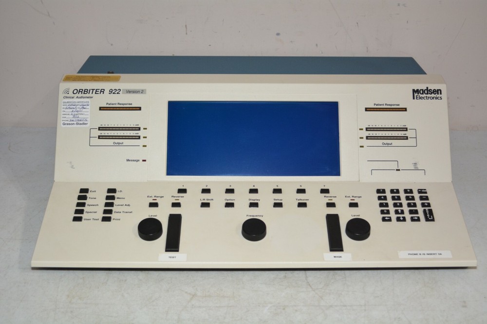 ^ Madsen Orbiter 922 Clinical Audiometer Version 2 #D213