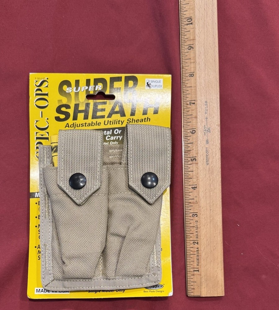 Spec Ops Brand Super Sheath Adjustable Utility Sheath - Duplex
