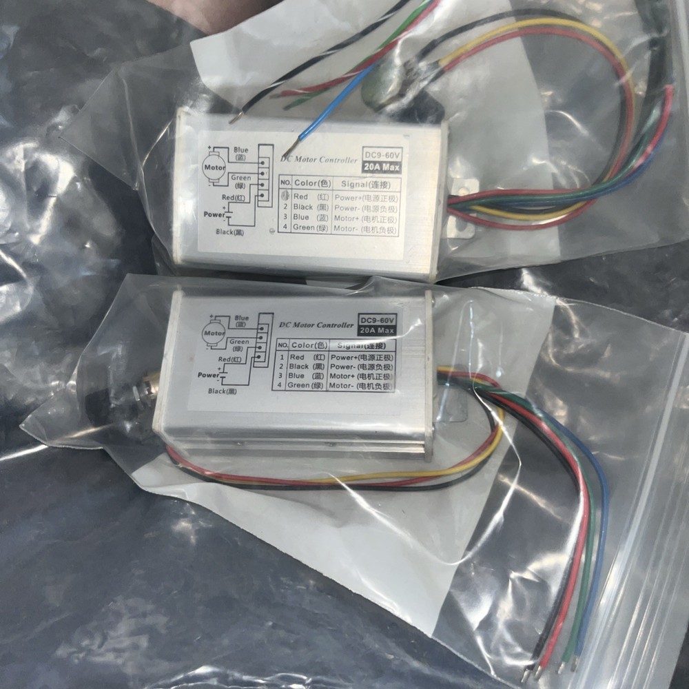 DC Motor Speed Controller DC 9-60V Pulse Width Modulation Regulator 20A 1200W...