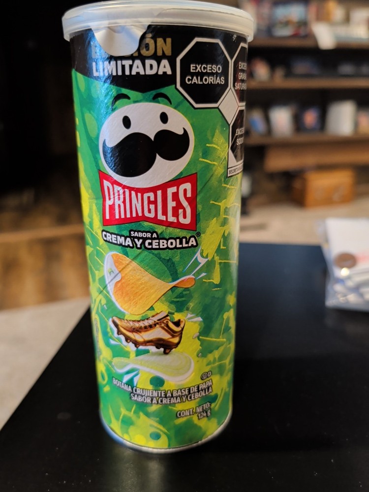 Empty 5.5 Pringles Factory Sealed Can