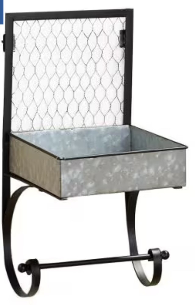 Galvanized Toilet Paper Holder