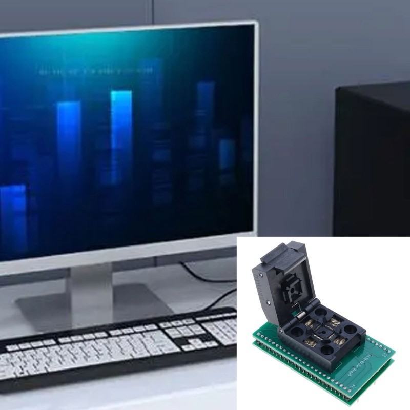 Professional QFP48 to DIP48 Adapter Socket for Chip Programming and Testing