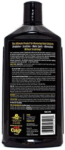 Ultimate Car Scratch Remover Compound 15.2 Oz Restores Gloss Shine