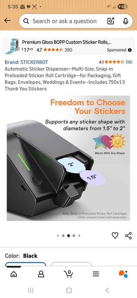 Stickerbot Sticker Dispenser