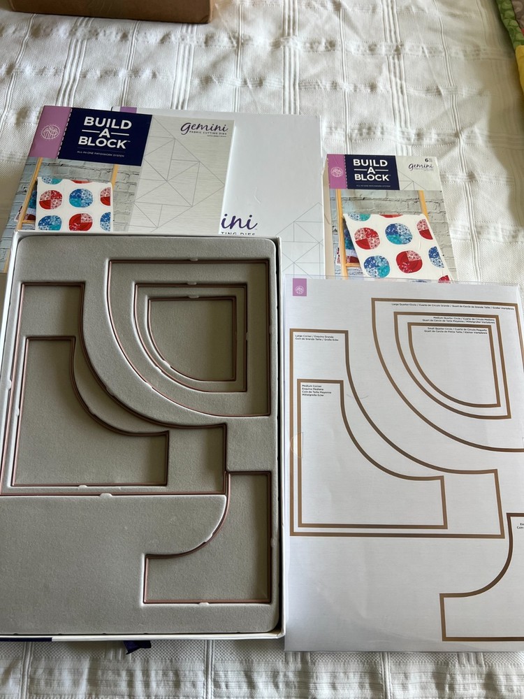 Gemini Fabric Cutting Dies Drunkard's Path Set Quilting