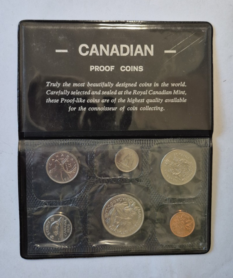 1970 Canada Proof Set Coins, 8267