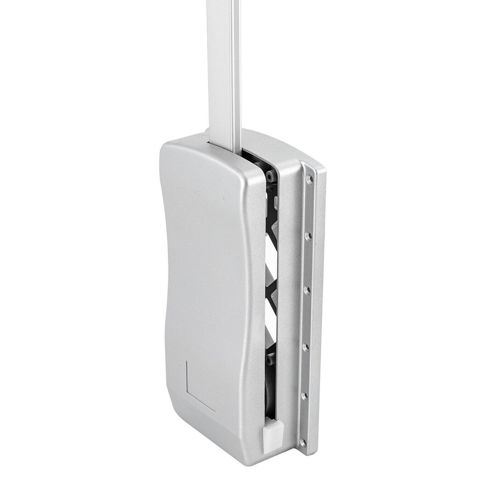 Pull Down Closet Rod for Hanging Clothes Retractable Wardrobe Hanger Silver 10kg