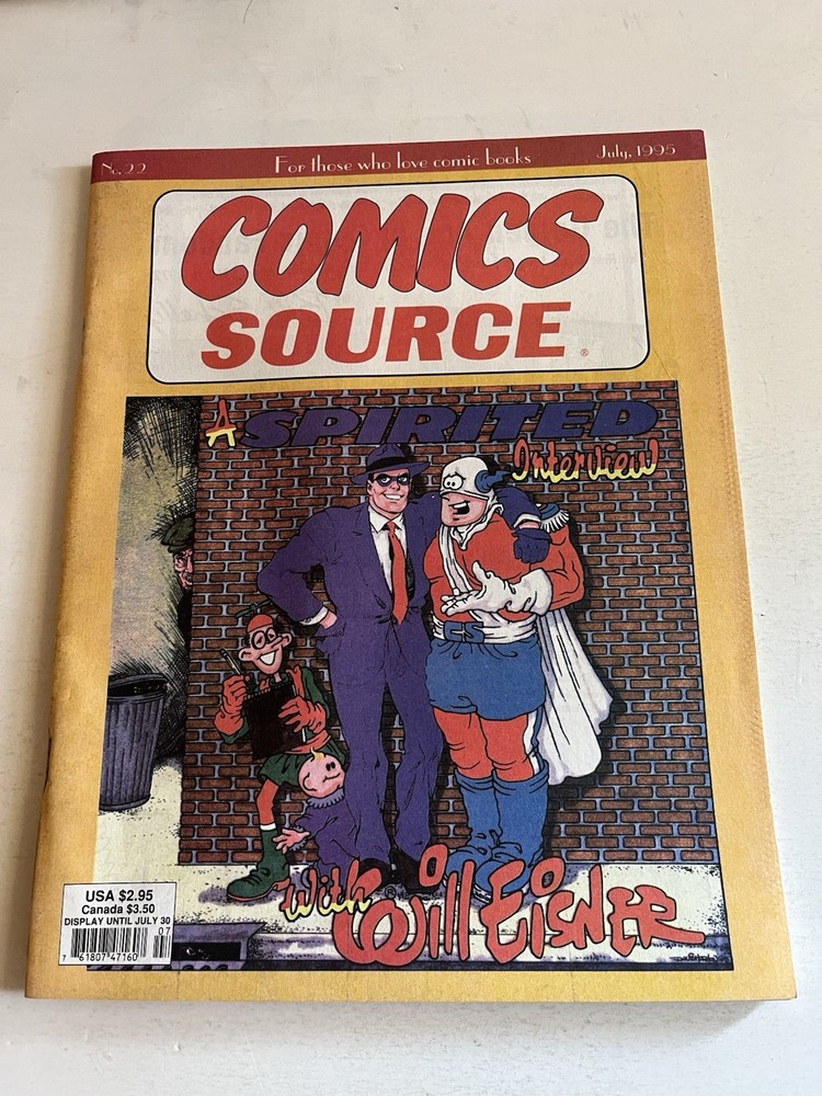 COMICS SOURCE Magazine #22 JULY 1995 WILL EISNER Interview VF 8.0