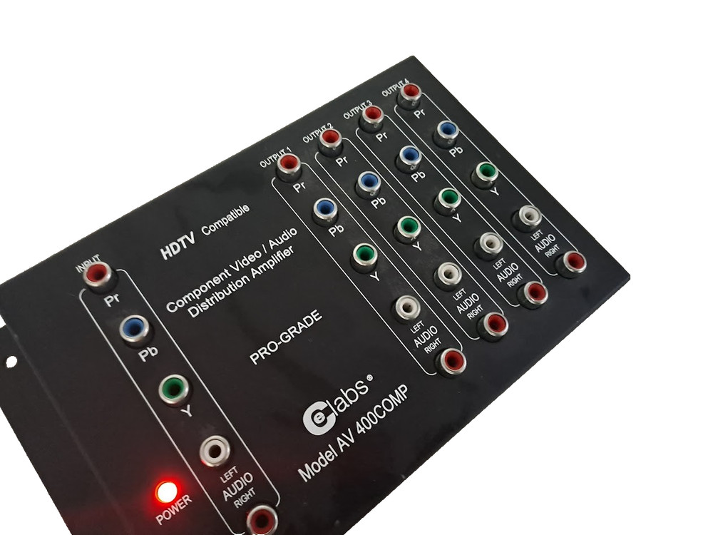 CE Labs Model AV 400COMP High Performance Audio & Video Distribution Amplifier