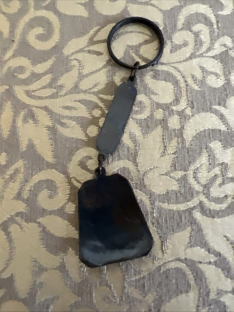Vintage Peru Painted Keychain Llama
