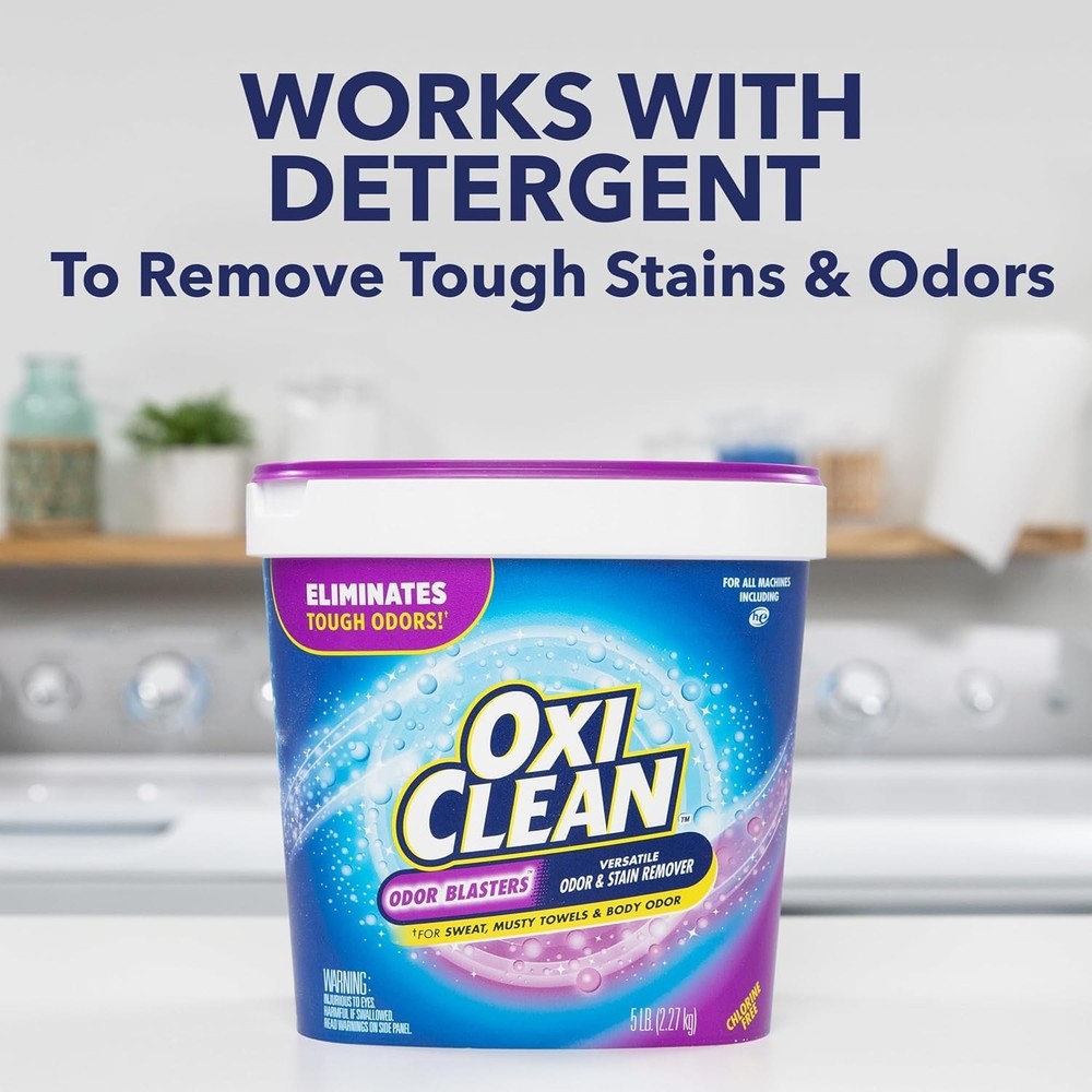 Odor Blasters Versatile Stain Remover Powder - 80 oz for Ultimate Odor Control