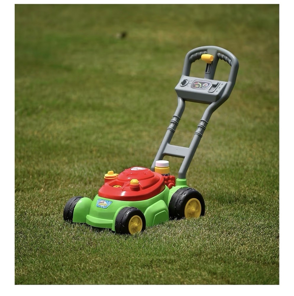 Maxx Bubbles Bubble N Go Mower Bubble Lawn Mower Includes 4 oz Bubble Solution