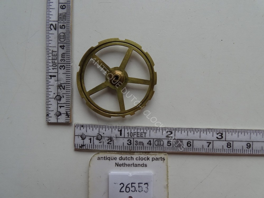FRENCH CLOCKWORK CHIMING COUNTING WHEEL