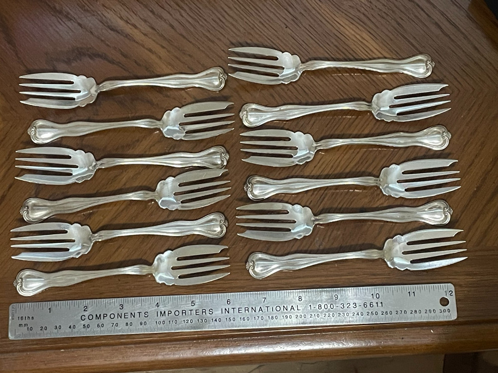Watson MOUNT VERNON Pattern Sterling Silver Salad Fork 31 grams
