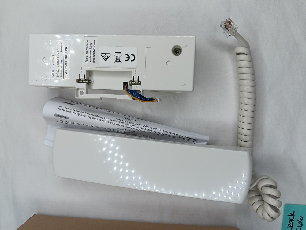 Aiphone GT-HS Optional Handset for GT-1C/2C