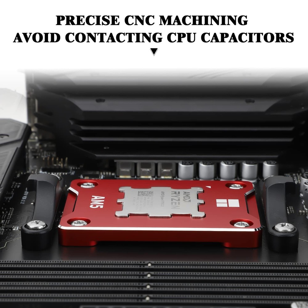 Efficient AM5 Aluminum Anti-Bending Frame for Enhanced Cooling Performance