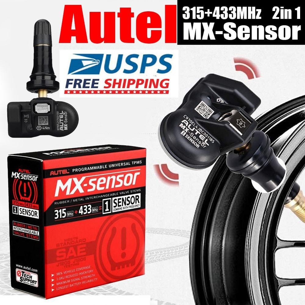 New Autel TPMS MX-Sensor Programmable Pressure 315/433MHz Universal Sensor Tool