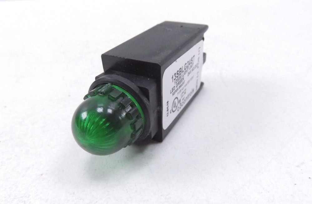 C3controls 13SBLG24ST Super Bright LED Indicator Light Green