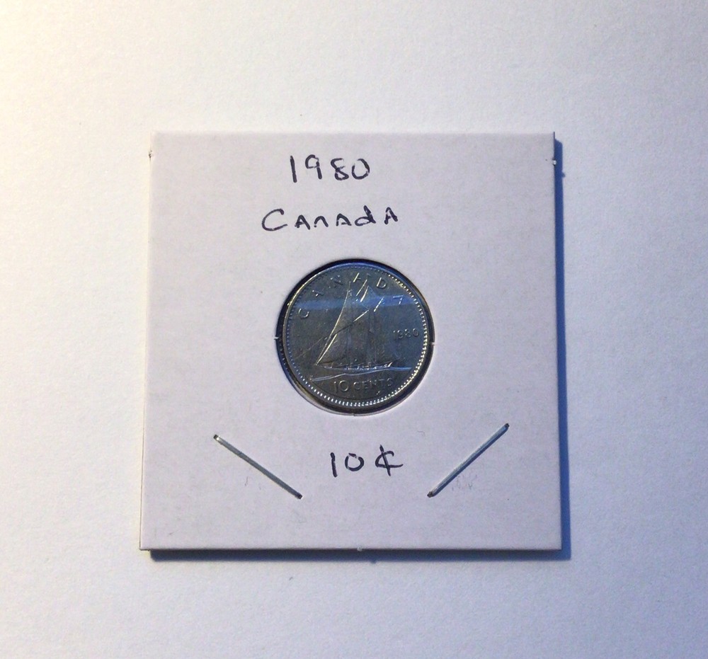 1980 Canada 10 Cent Coin B16