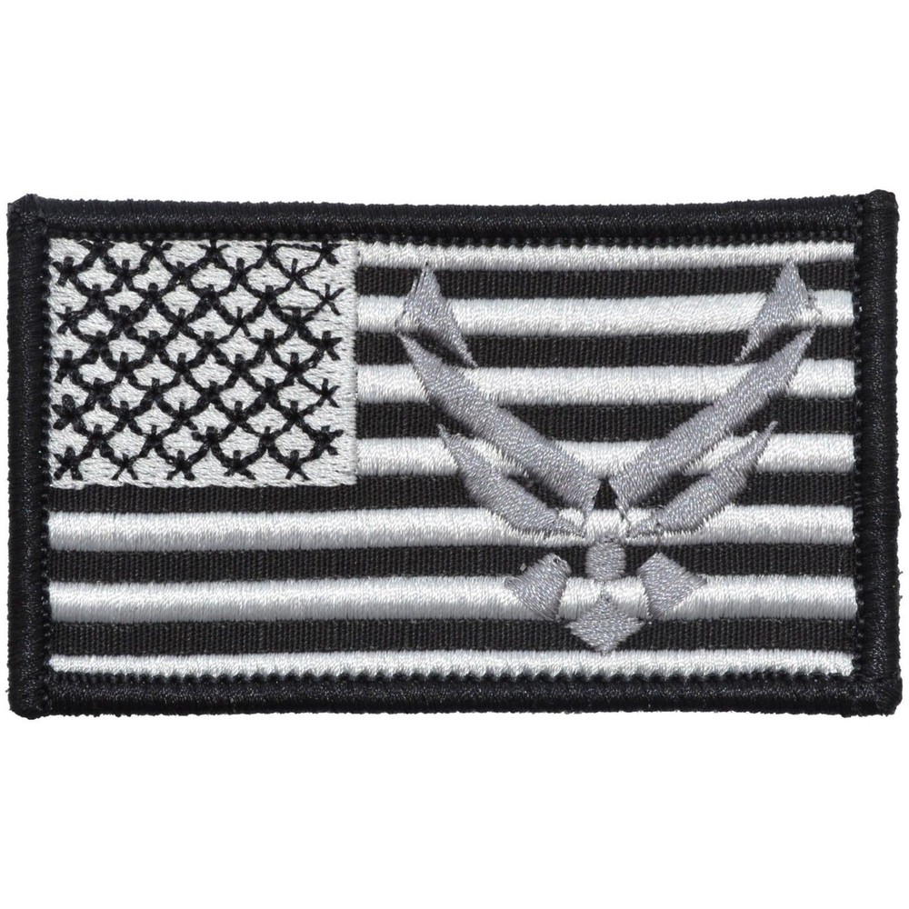 USA Flag with Superimposed US Air Force Emblem - 2x3.5 Patch