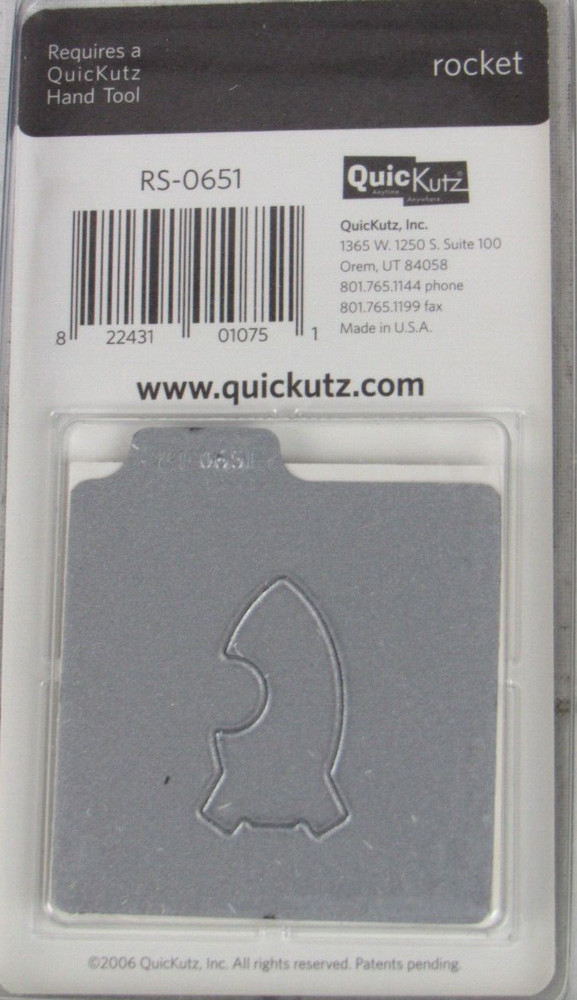 QuicKutz Rocket 2x2, 1 Cutting Die Set RS-0651