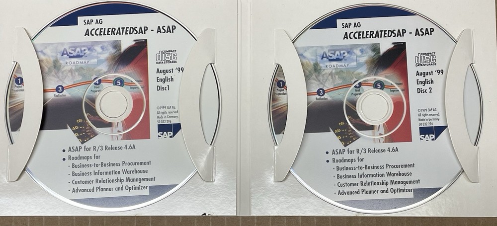 Vintage SAP Software Bundle - R/3 System - AcceleratedSAP
